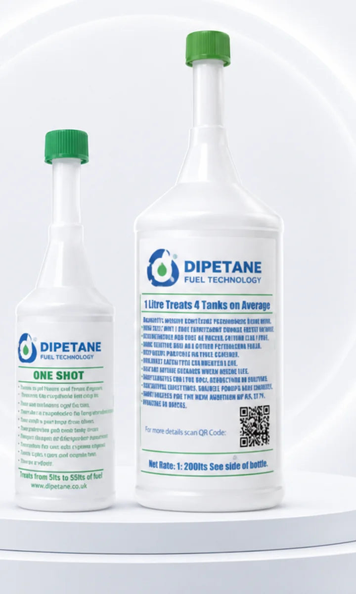 Dipetane fuel treatment bottles
